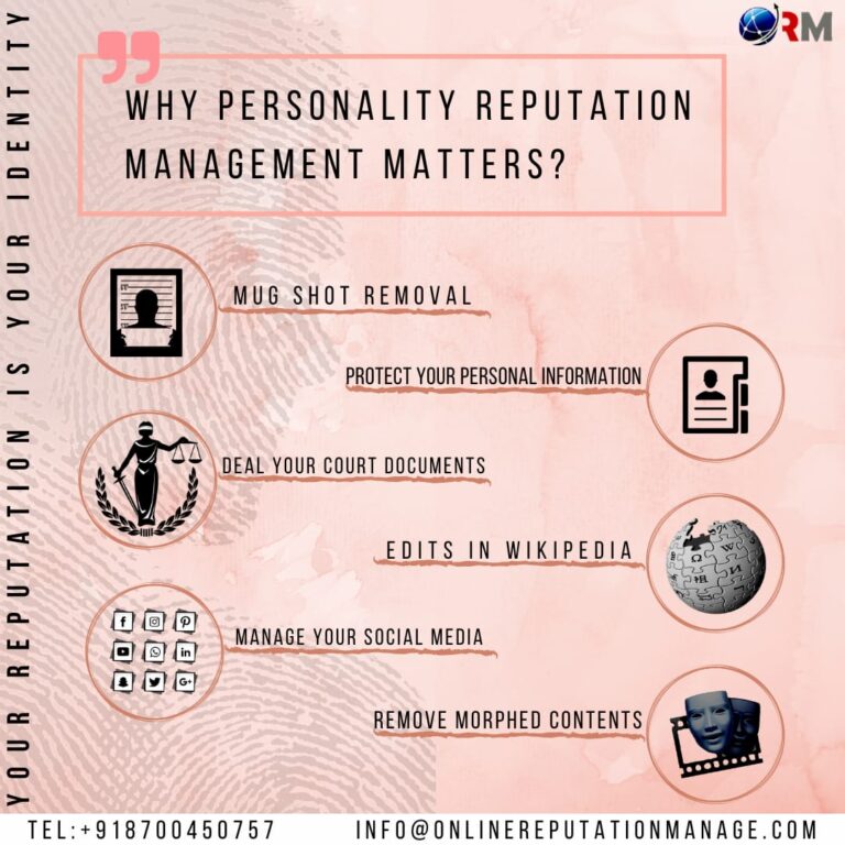 WHY PERSONALITY REPUTATION MANAGEMENT MATTERS?