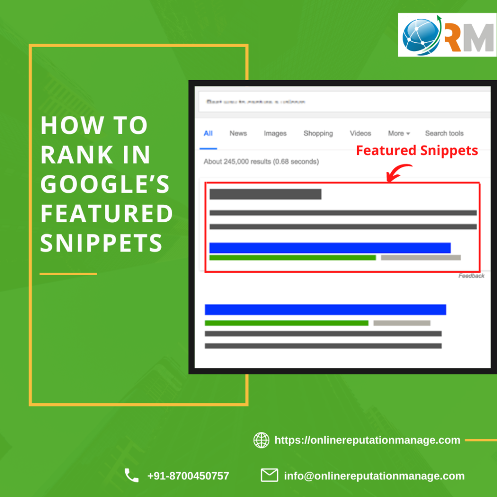 google's featured snippets