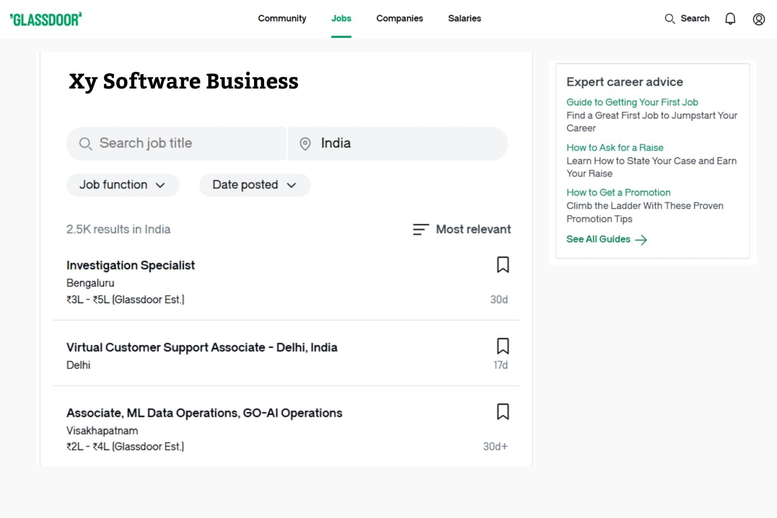 Jobs on Glassdoor